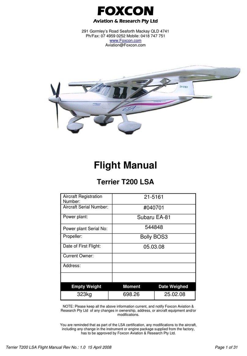 Foxcon Terrier T200 LSA Technical specifications