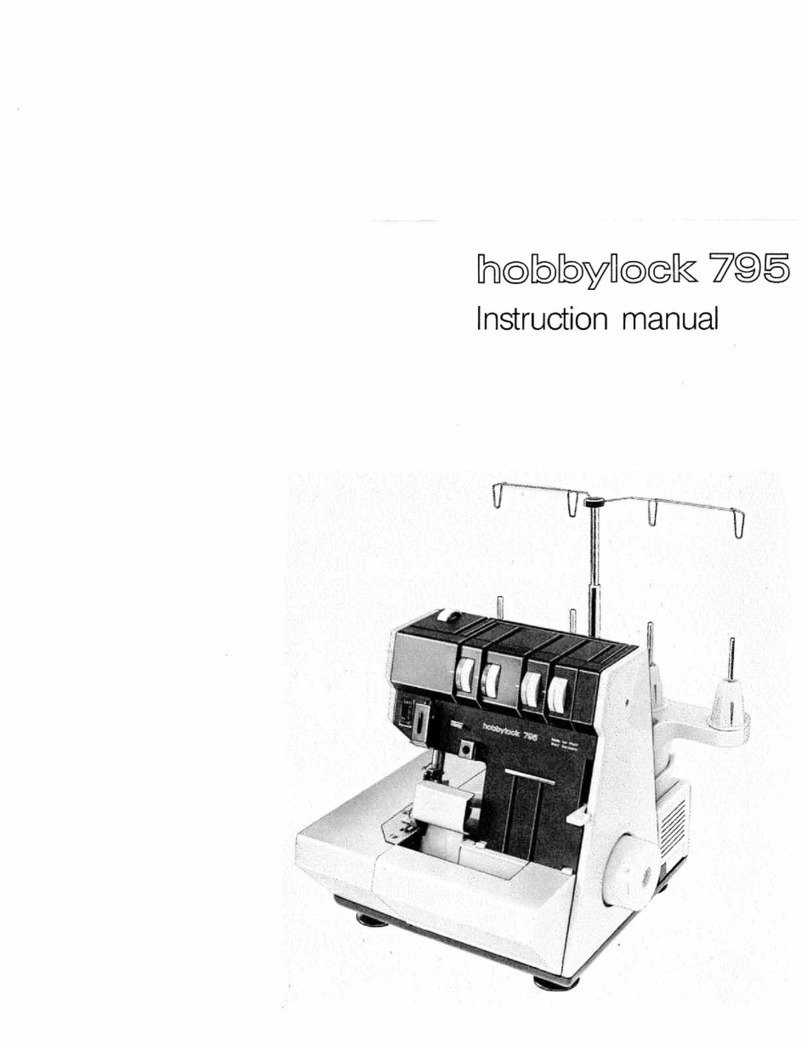 Pfaff hobbylock 795 User manual Pfaff hobbylock 795 User manual