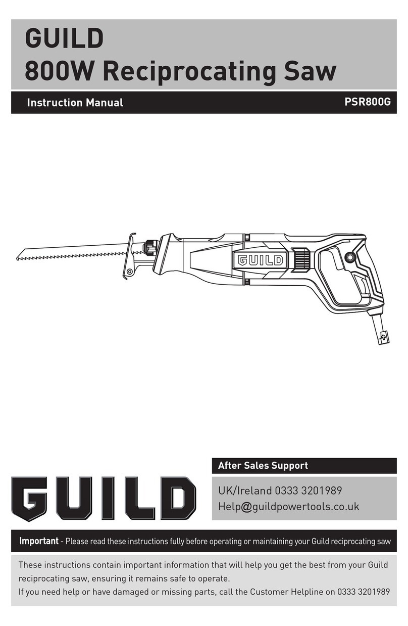 Guild PSR800G instruction manual