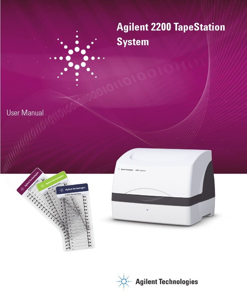 Agilent Technologies 2200 TapeStation User manual