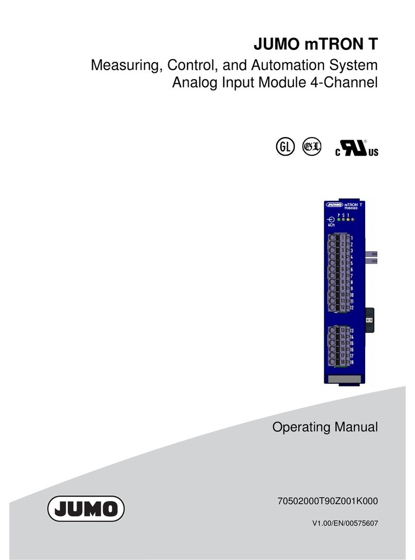 JUMO mTRON T operating manual