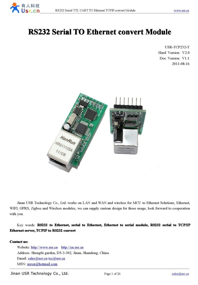 Usr USR-TCP232-T User manual