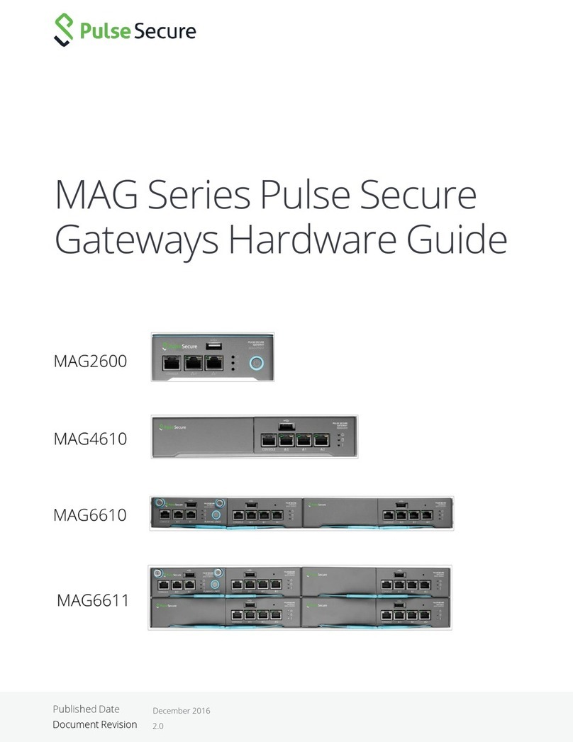 Pulse Secure MAG2600 Hardware guide