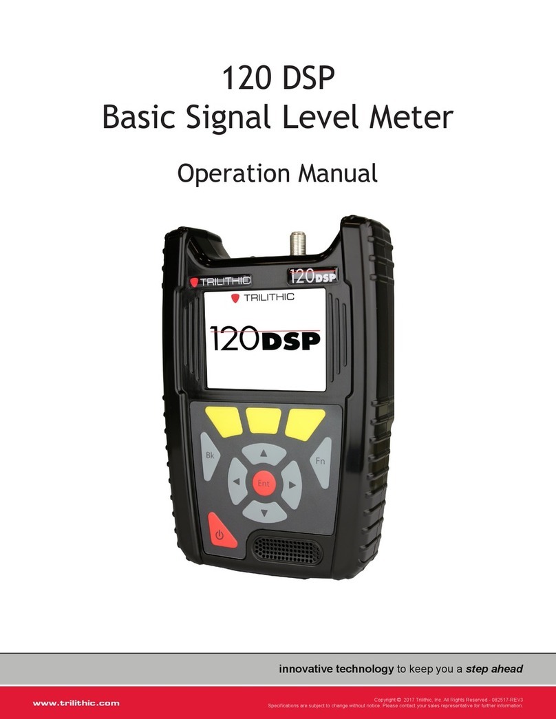 Trilithic 120 DSP Installation manual Trilithic 120 DSP Installation manual
