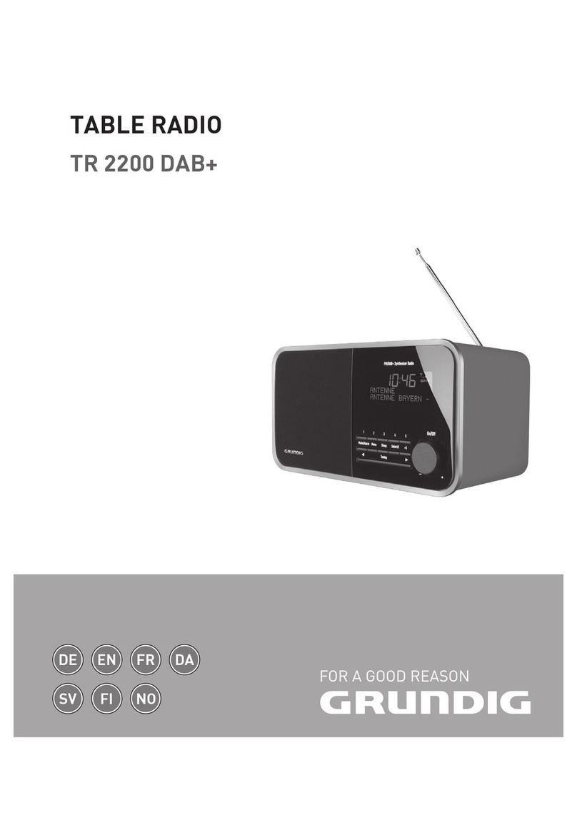 Grundig TR 2200 DAB Plus User manual