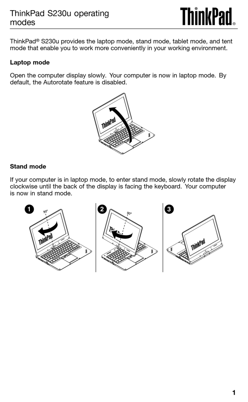 Lenovo ThinkPad Twist S230u User manual