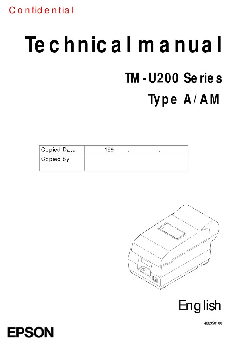 Epson TM-U200 Series User manual