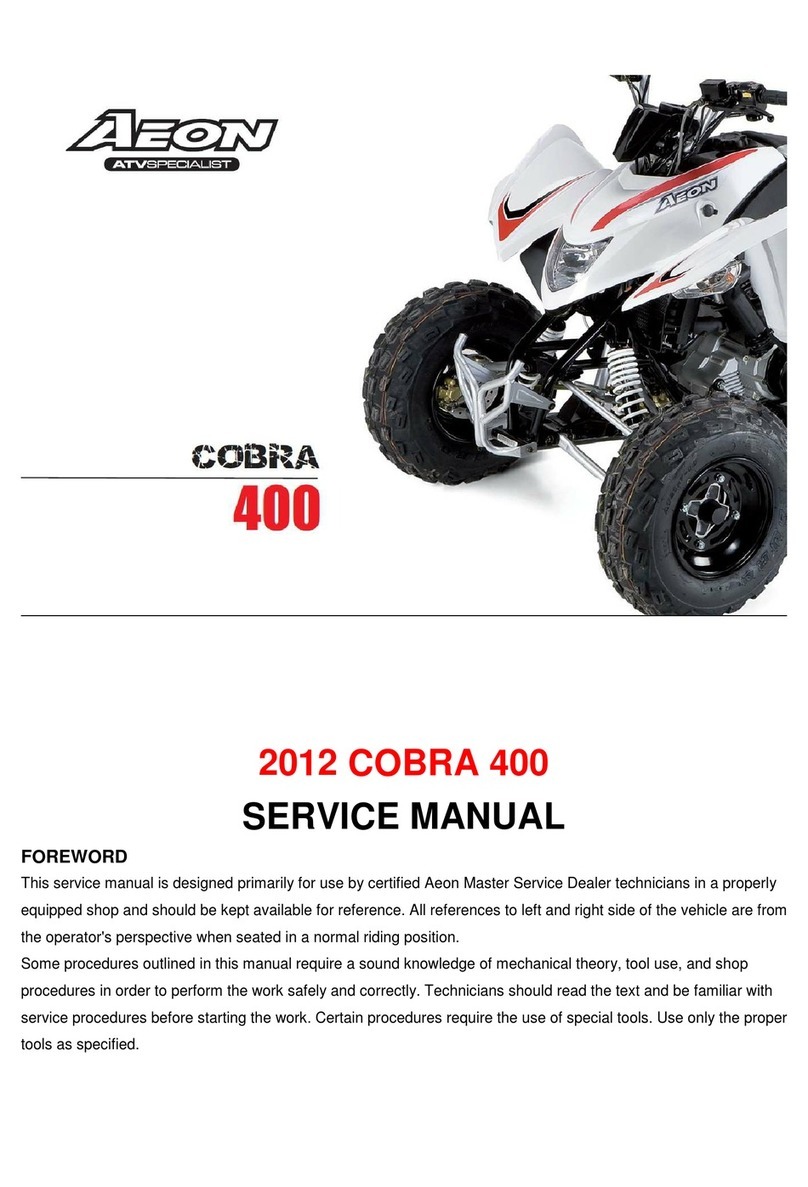 A-EON COBRA 400 2012 Service manual