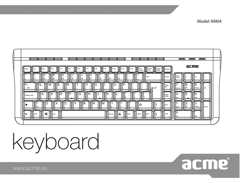 ACME KM04 User manual