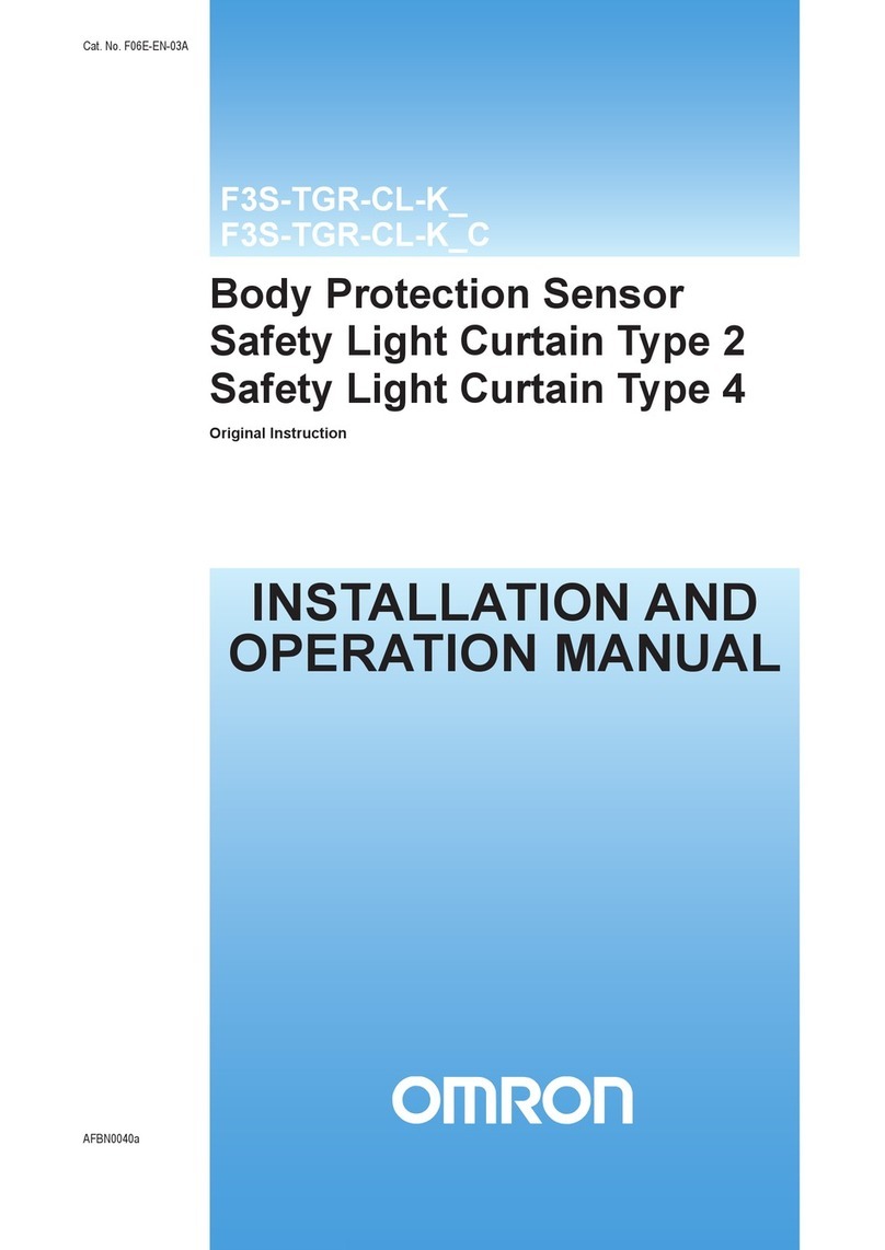 Omron F3S-TGR-CL_B User manual Omron F3S-TGR-CL_B User manual