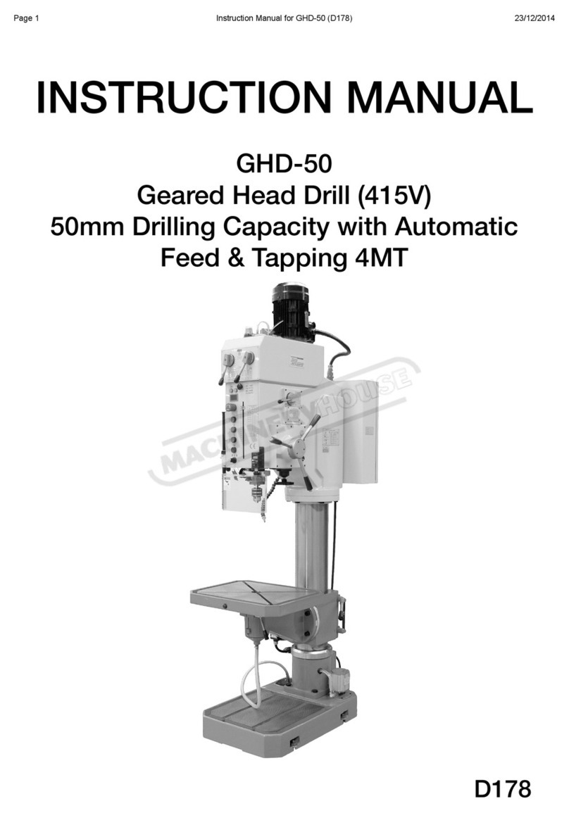 Hafco GHD-50 instruction manual