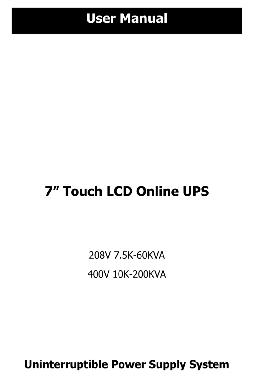 Voltronic Power Taurus UPS-7.5 user manual