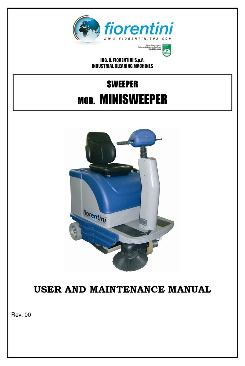 FIORENTINI MINISWEEPER User and maintenance manual