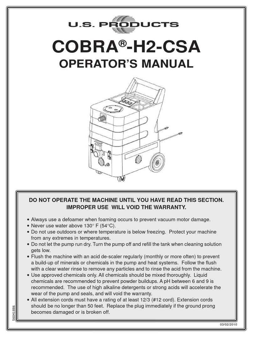 U.S. Products COBRA-H2 User manual U.S. Products COBRA-H2 User manual