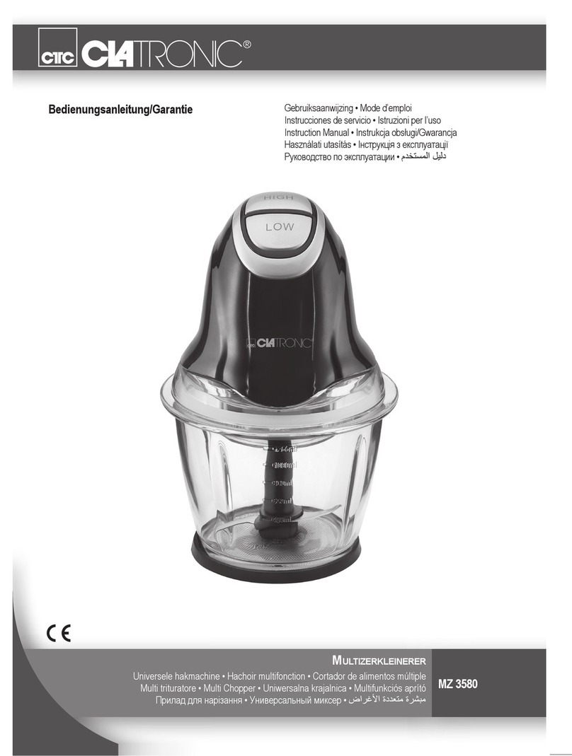 Clatronic MZ 3580 instruction manual