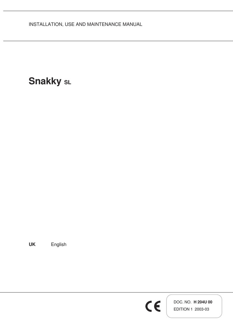 Evoca Group Snakky SL Installation, use and maintenance manual