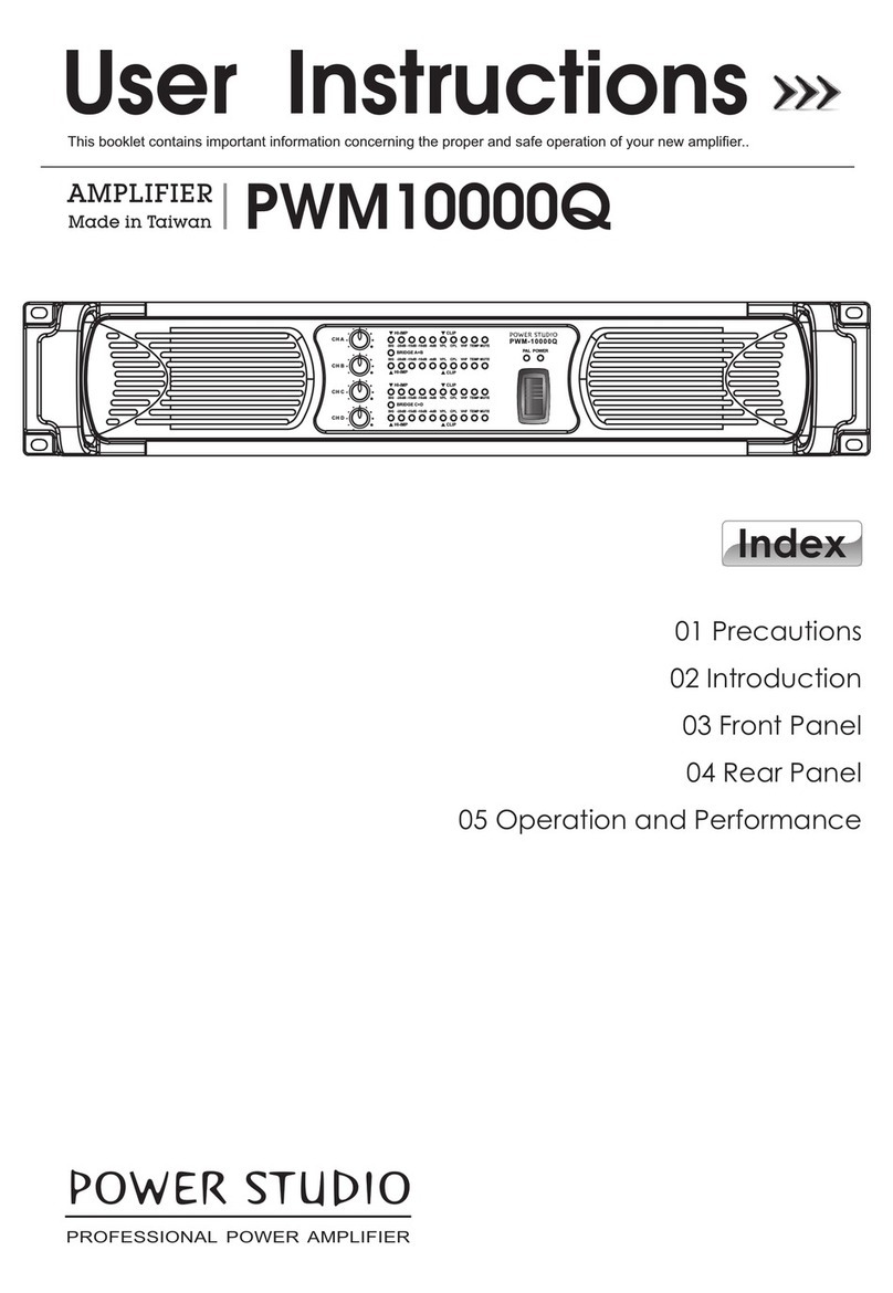 Power Studio PWM10000Q User manual