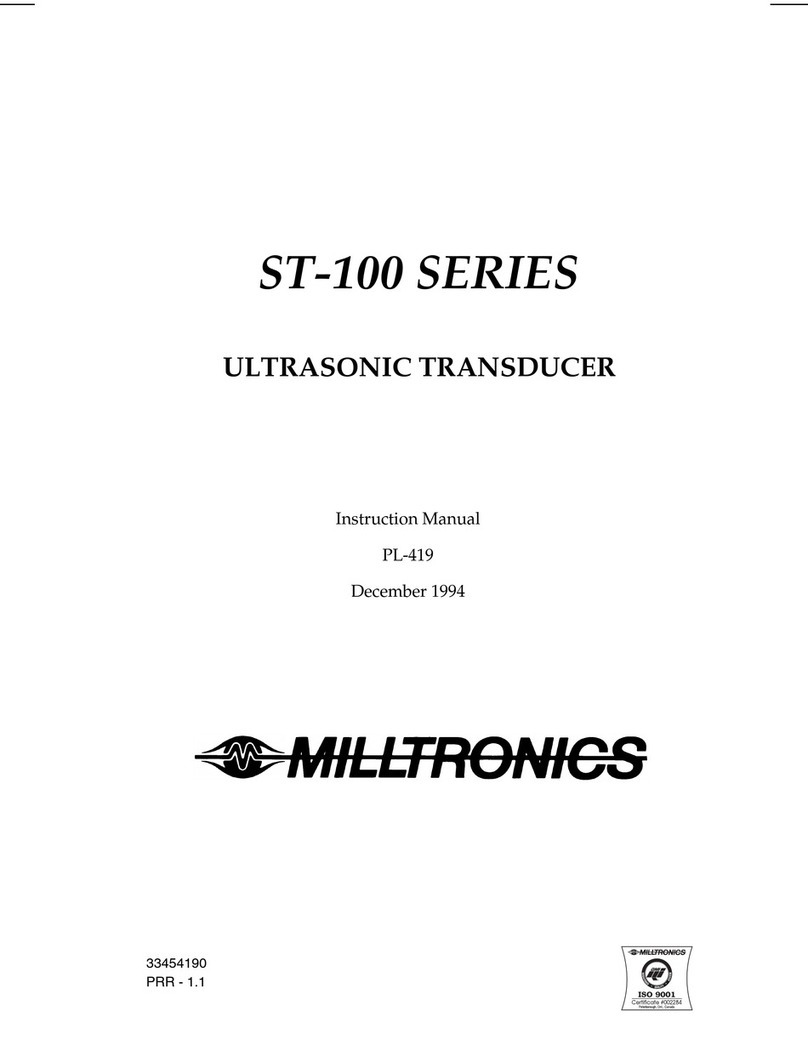 Milltronics ST-100 SERIES User manual