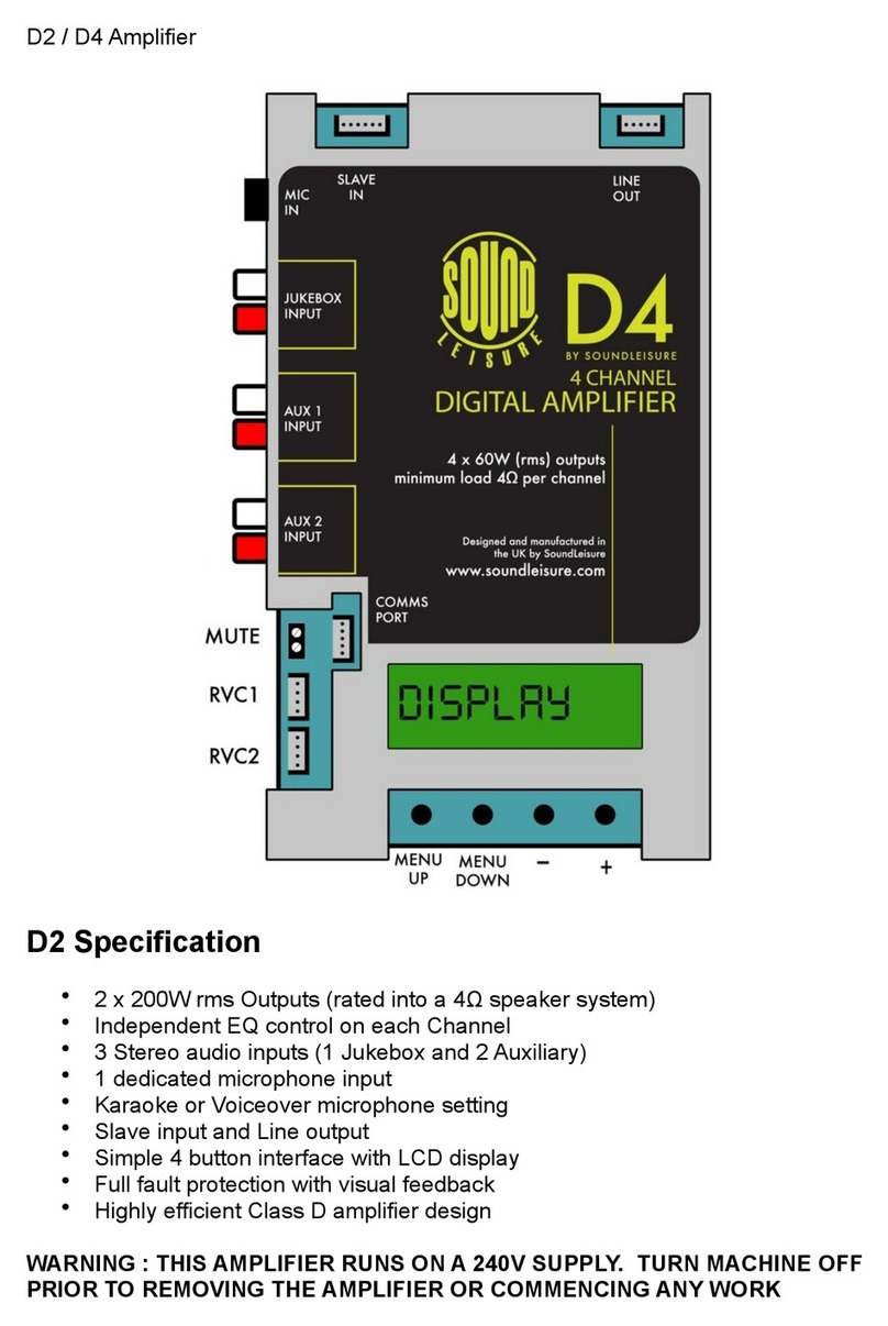 Sound Leisure D2 User manual