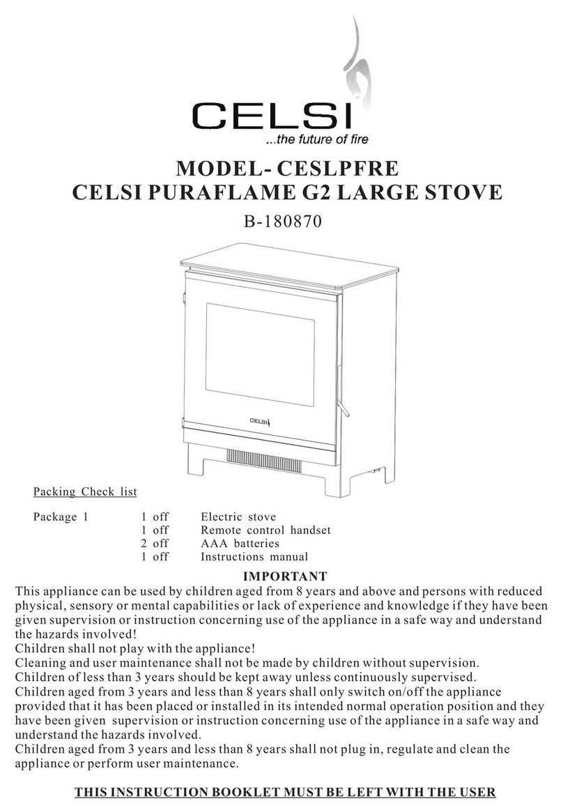Celsi PURAFLAME G2 Instruction booklet