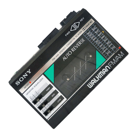 Sony WM-F18 User manual