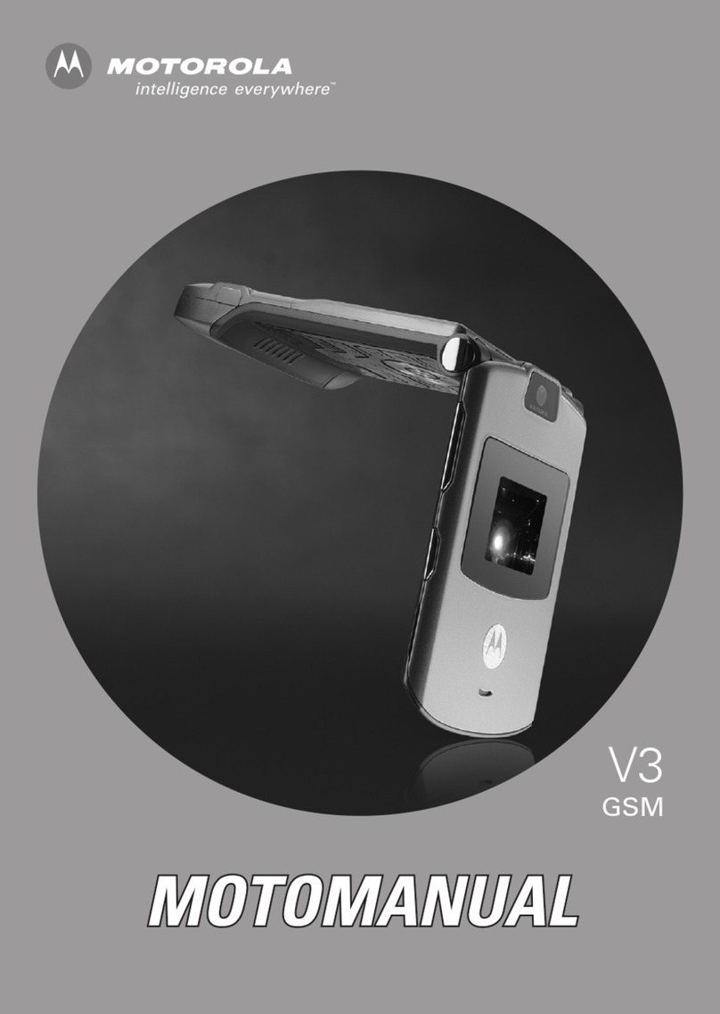 Motorola V3 GSM User manual