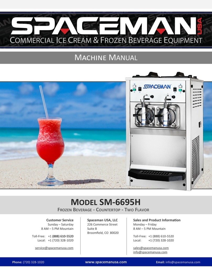 Spaceman SM-6695H Machine manual