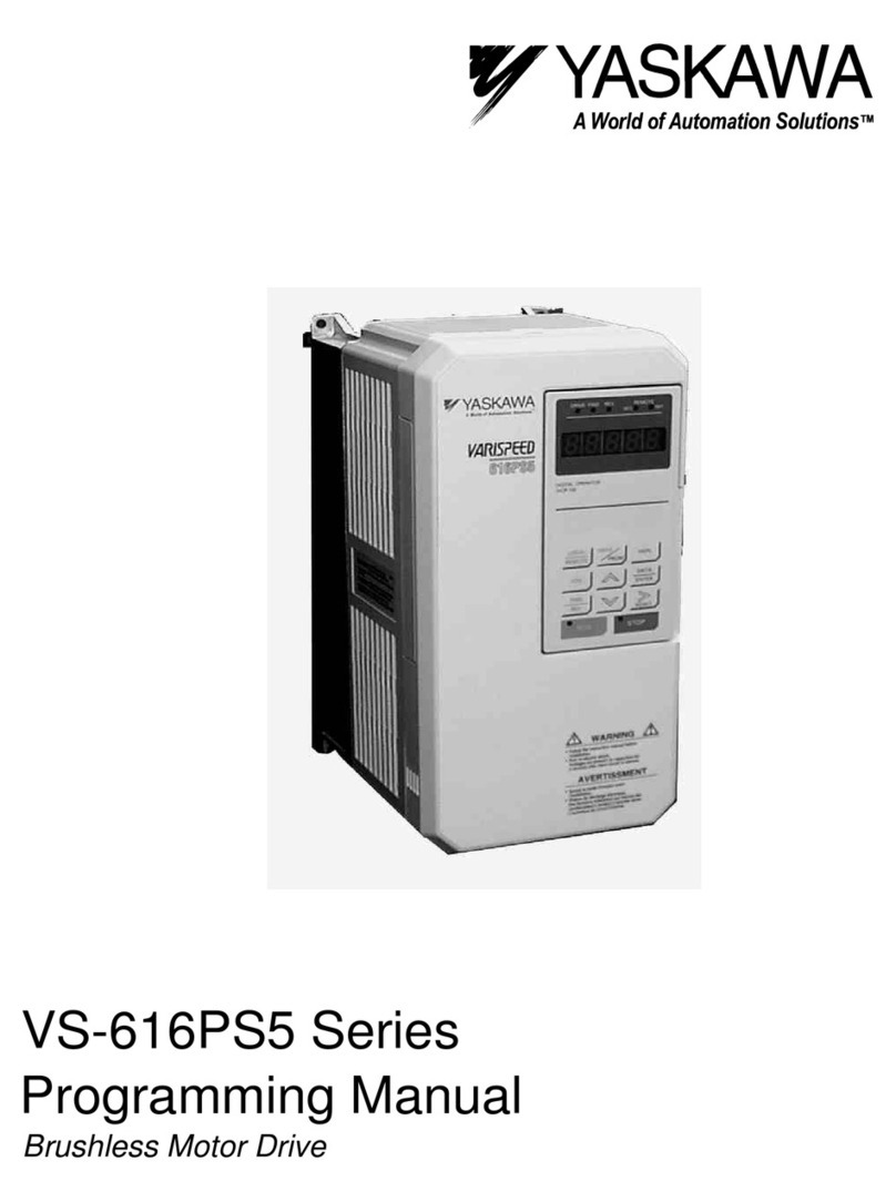 YASKAWA VS-616PS5 Series Owner's manual