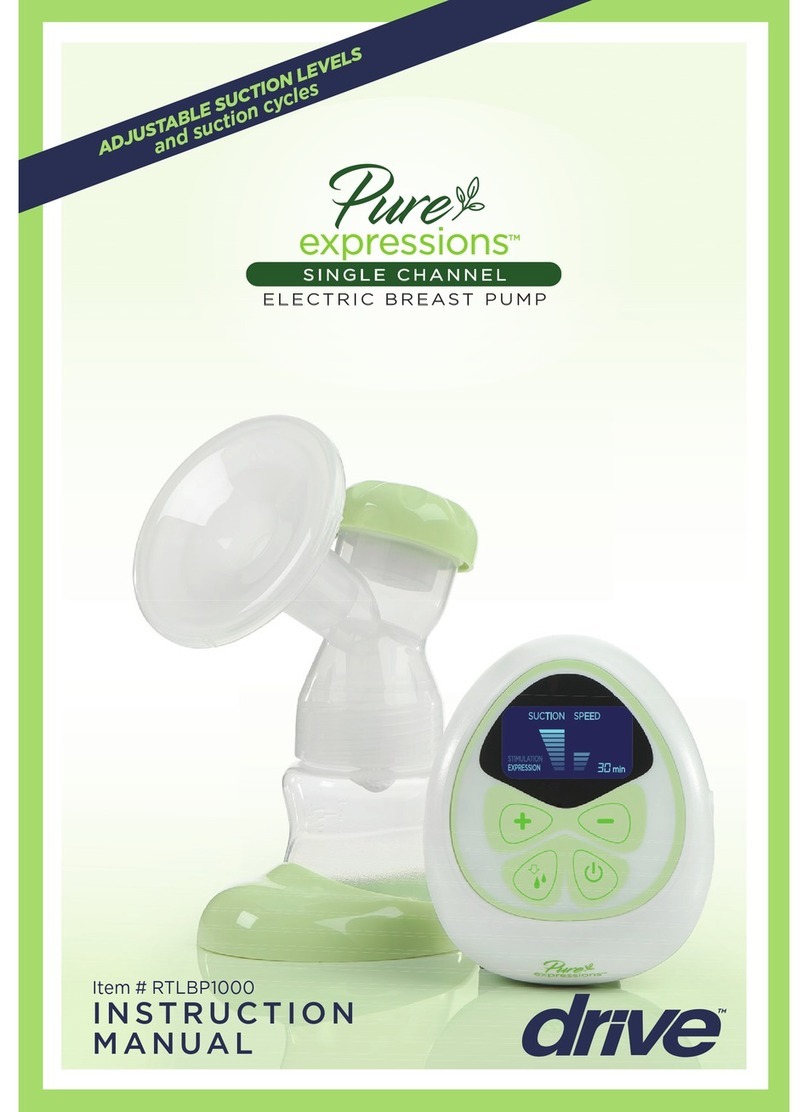 Drive Medical Pure Expressions RTLBP1000 instruction manual