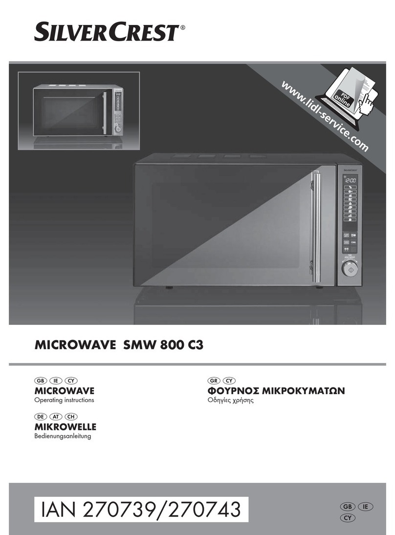 Silvercrest SMW 800 C3 operating instructions
