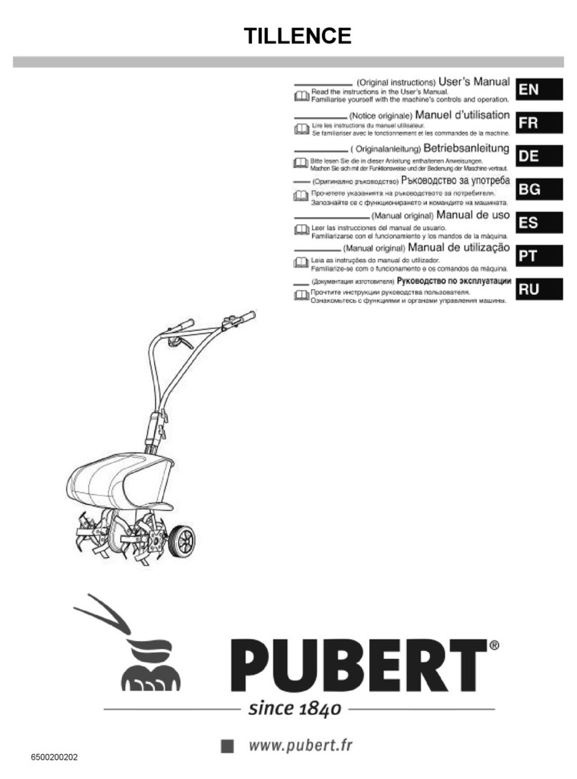 Pubert TILLENCE user manual