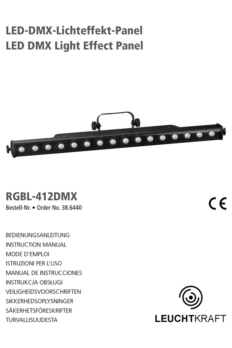 LeuchtKraft RGBL-412DMX instruction manual