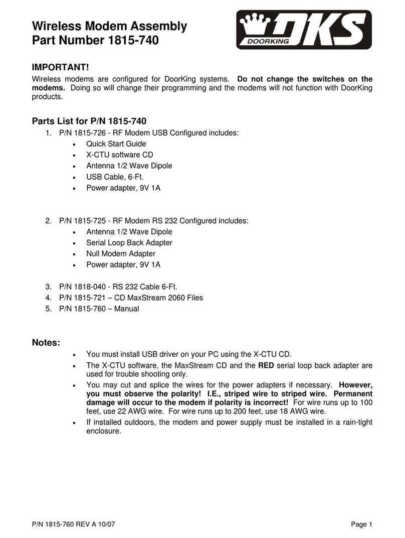 DoorKing 1815-740 Assembly