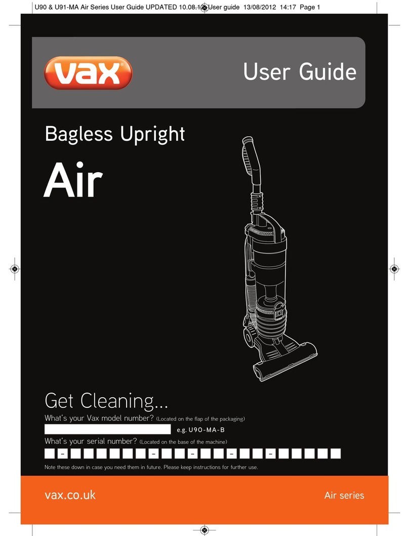Vax U9O-MA-B User manual