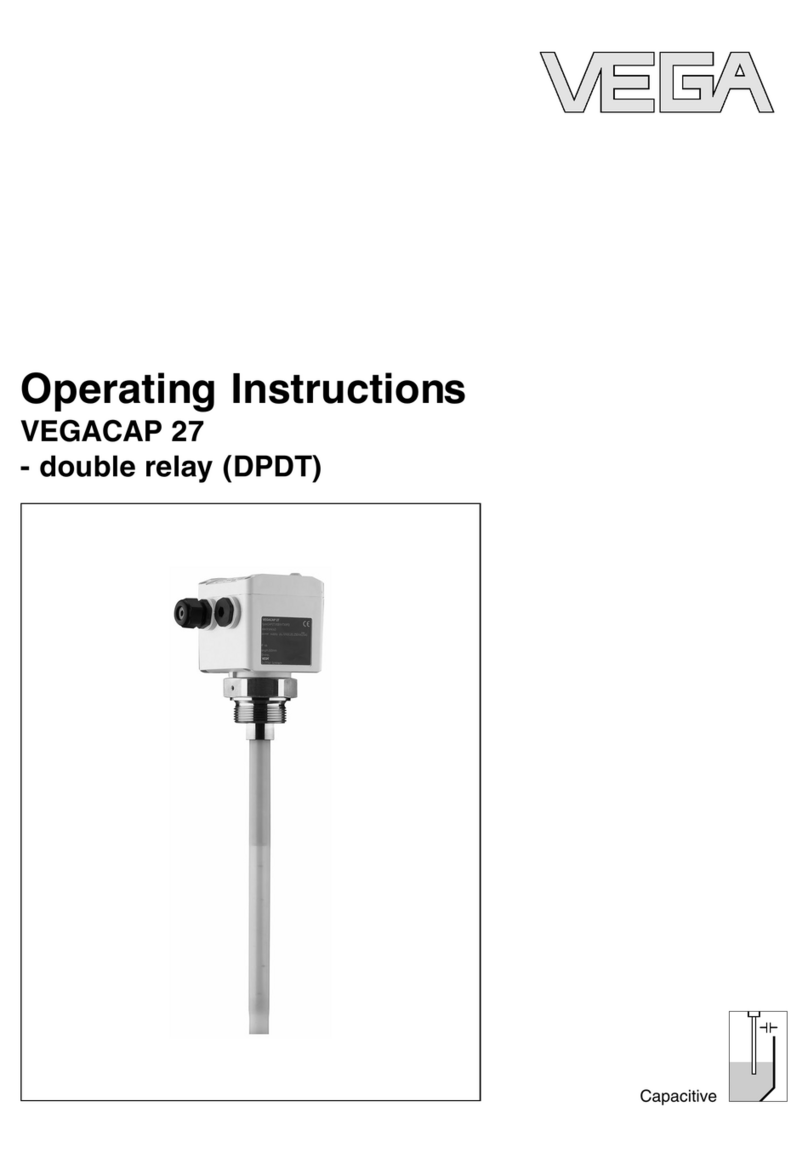 Vega VEGACAP 27 operating instructions