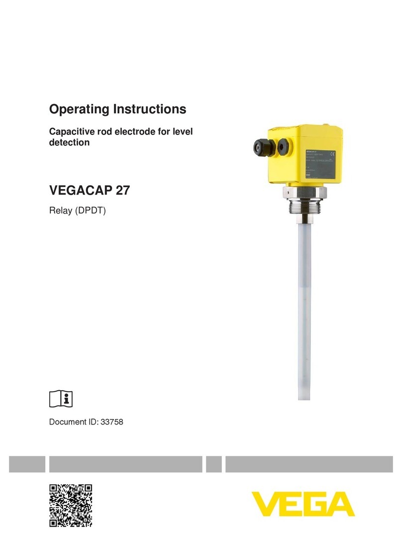 Vega VEGACAP 27 operating instructions