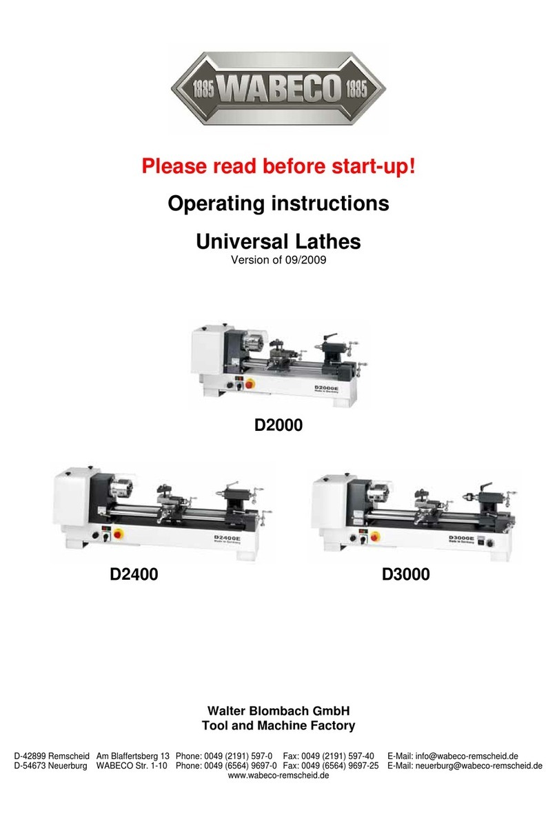 WABECO D2400 operating instructions