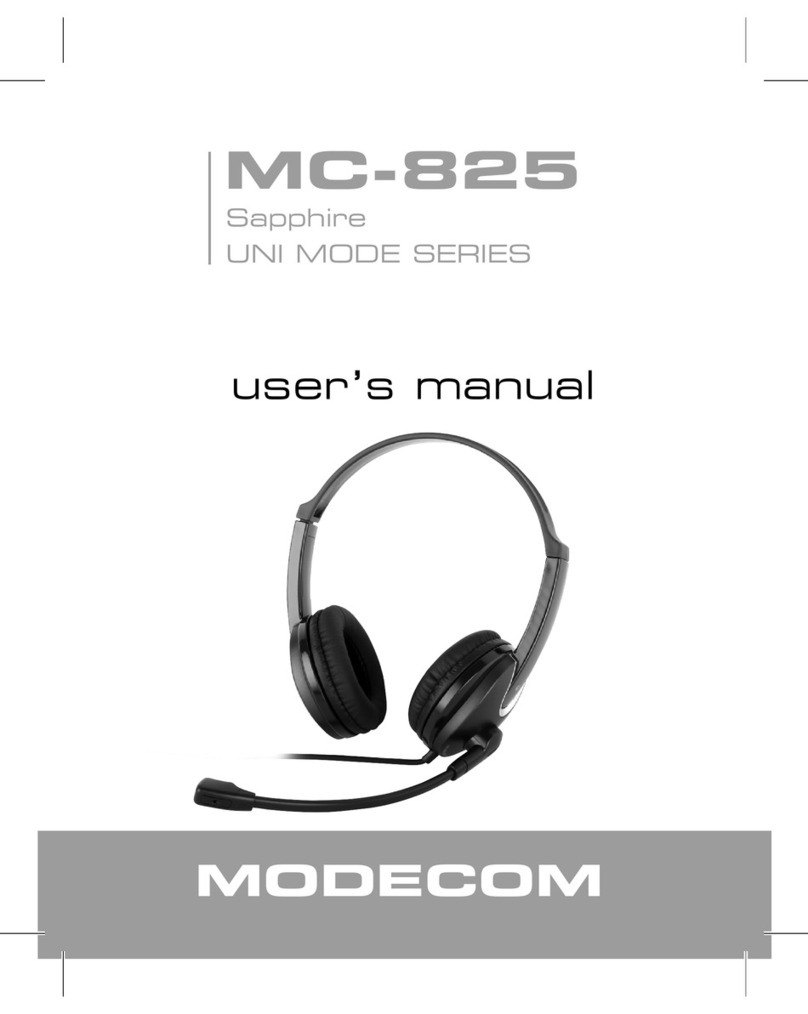 Modecom MC-825 Sapphire User manual Modecom MC-825 Sapphire User manual