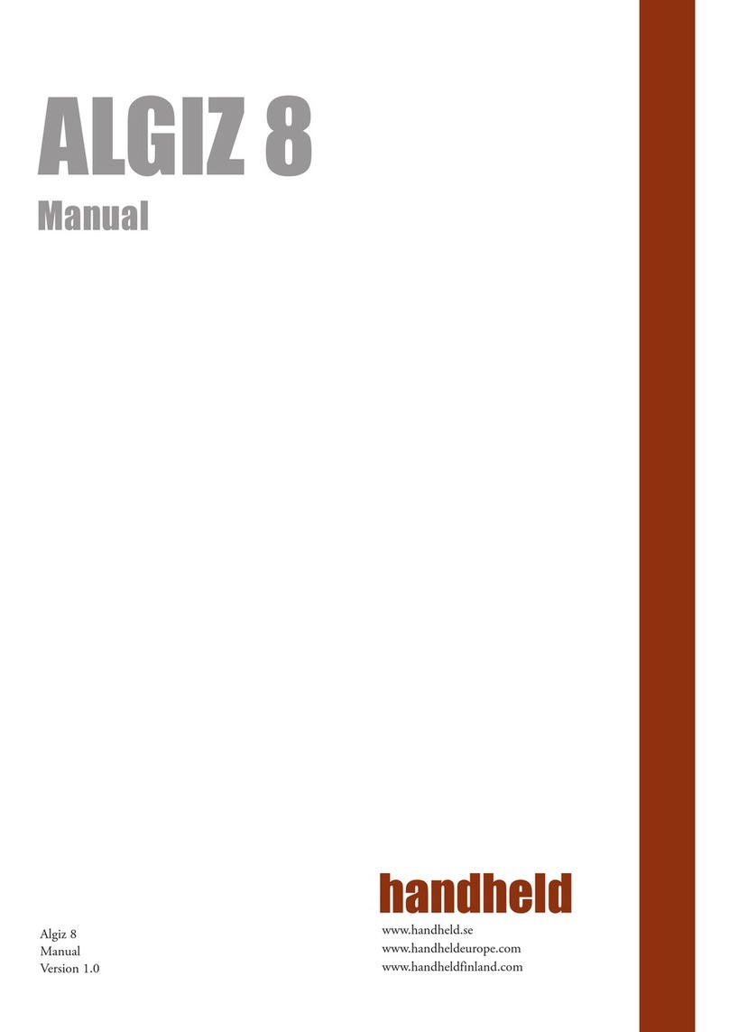 HandHeld Algiz 8 User manual HandHeld Algiz 8 User manual