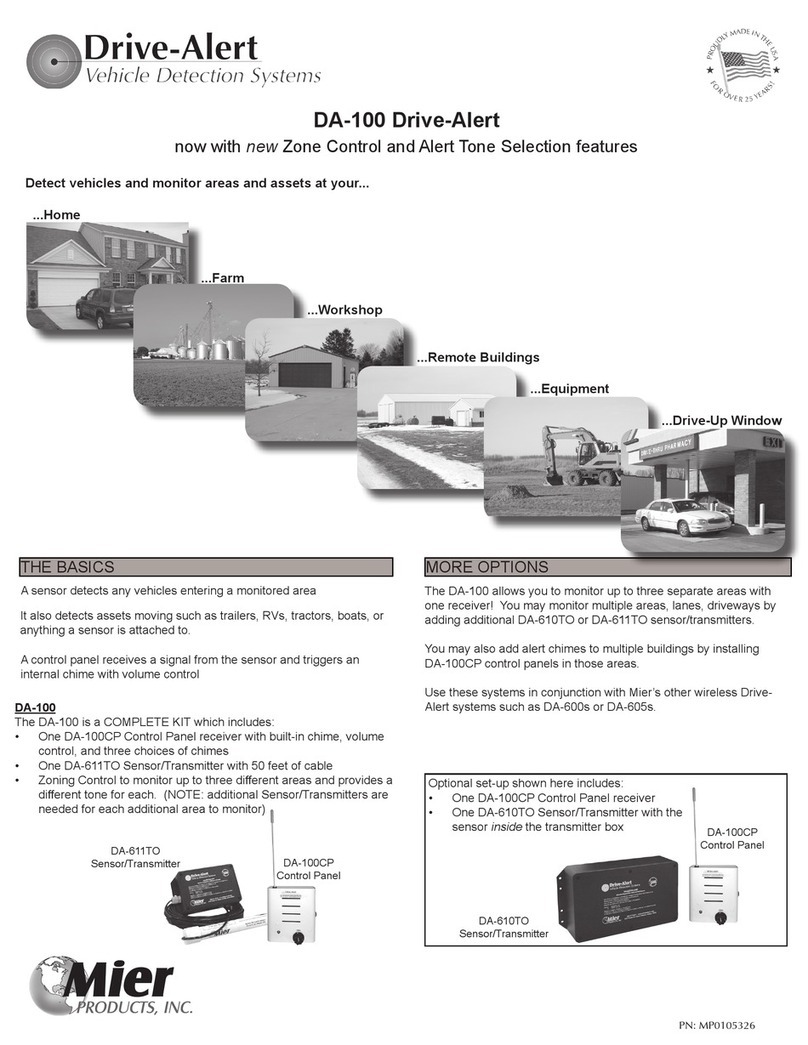 Mier products DA-611TO installation manual