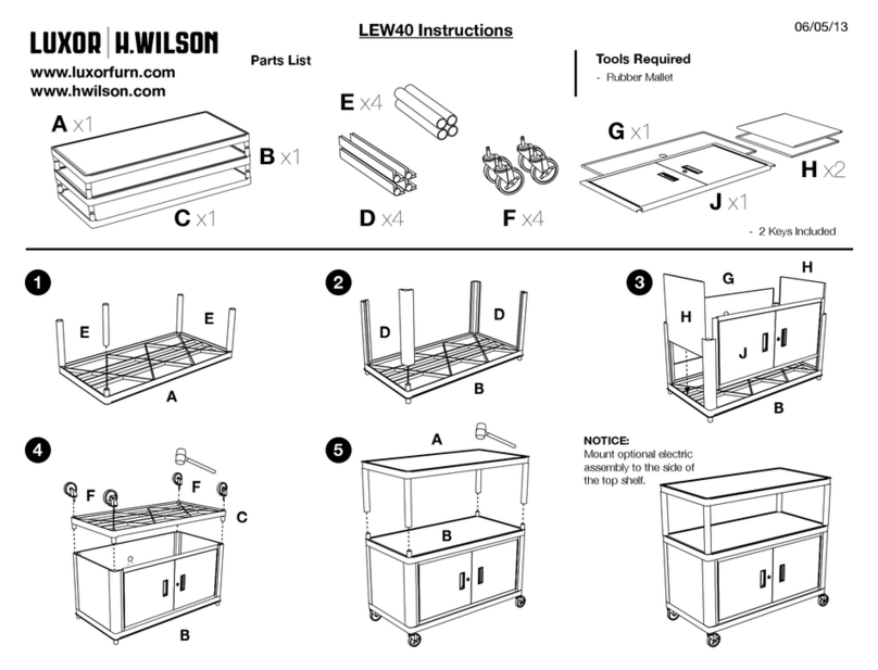Luxor LEW40 User manual Luxor LEW40 User manual