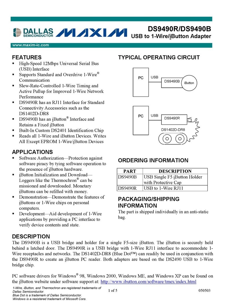 Maxim DS9490R manual