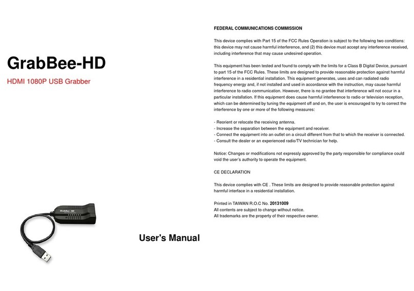 Ruby Electronics GrabBee-HD user manual