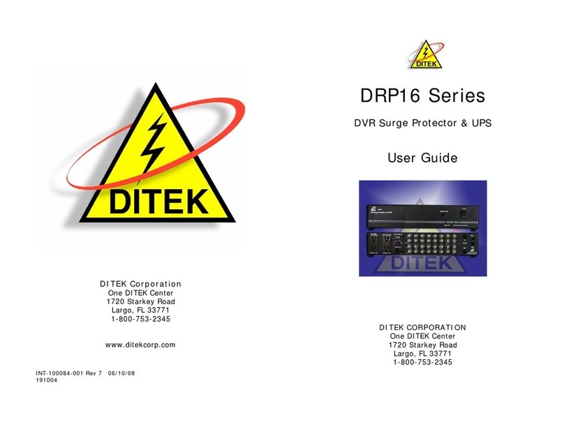 Ditek DTK-DRP16 User manual