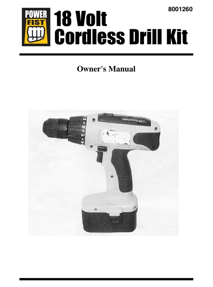 Power Fist 8001260 owner's manual