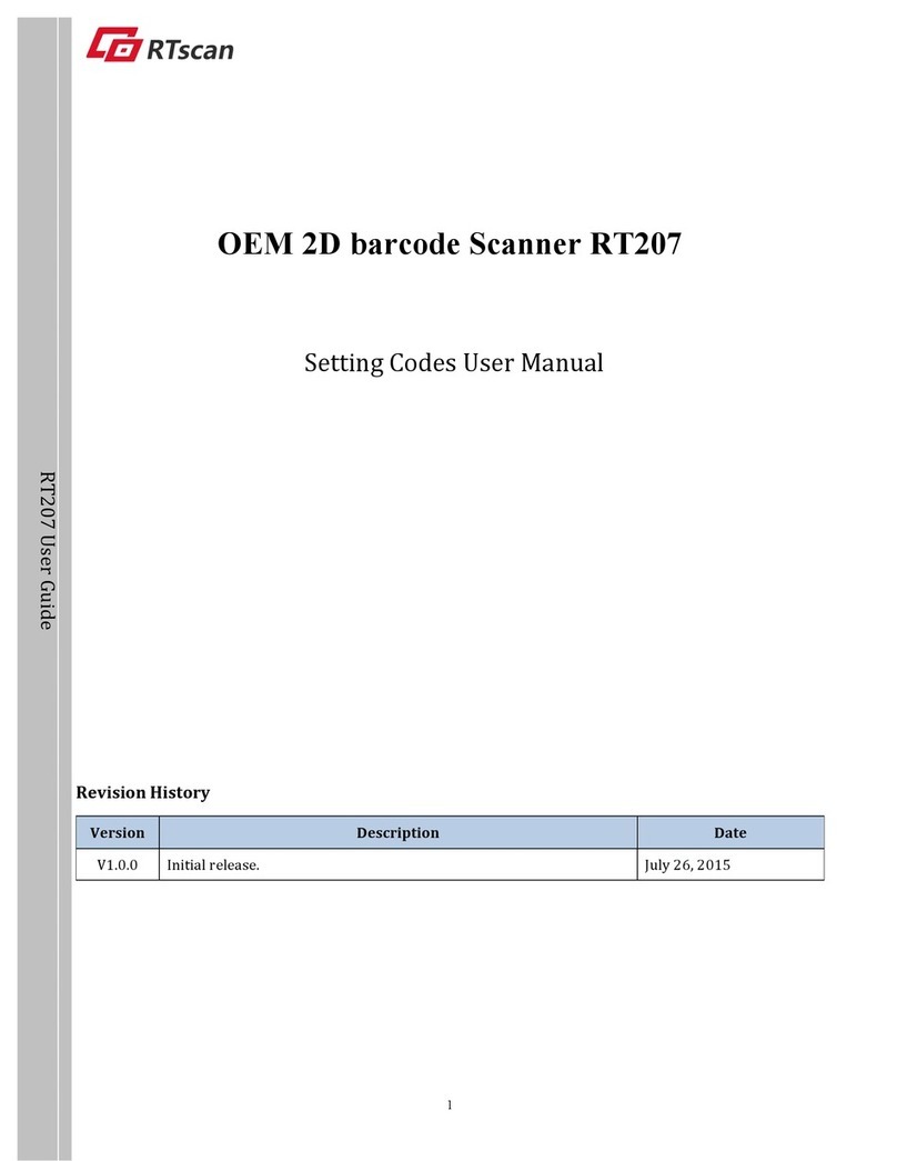 RTscan RT207 User manual