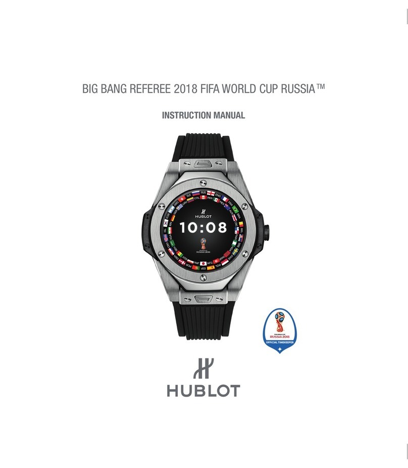 Hublot SBF8A instruction manual