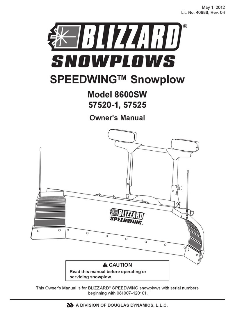 Blizzard SPEEDWING 8600SW owner's manual