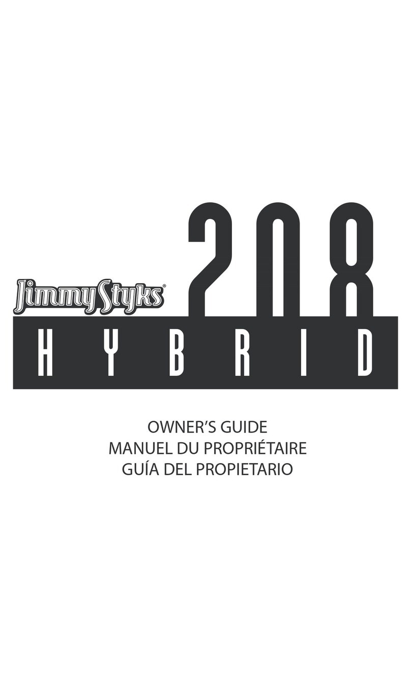 Jimmy Styks Hybrid 208 owner's manual