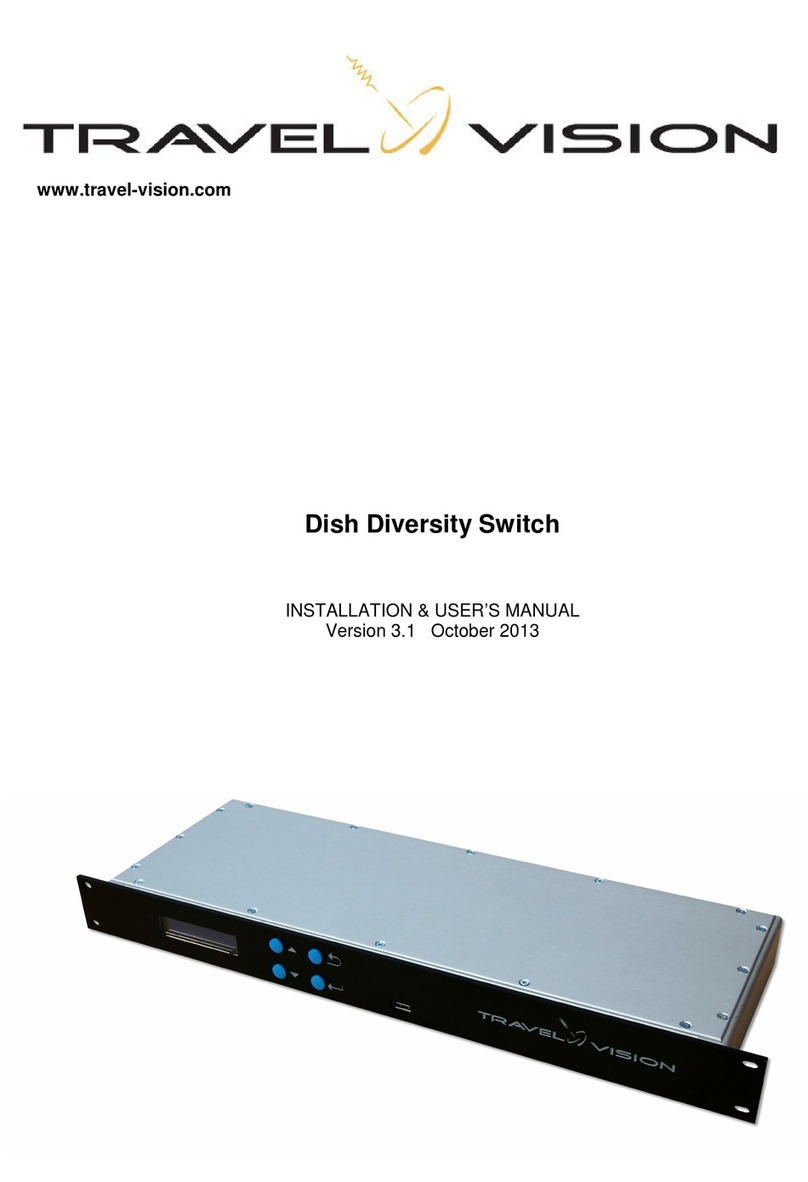 Travel Vision Dish Diversity Switch Instruction Manual
